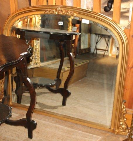 Large over mantel mirror